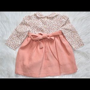 Velvet Floral Baby Dress